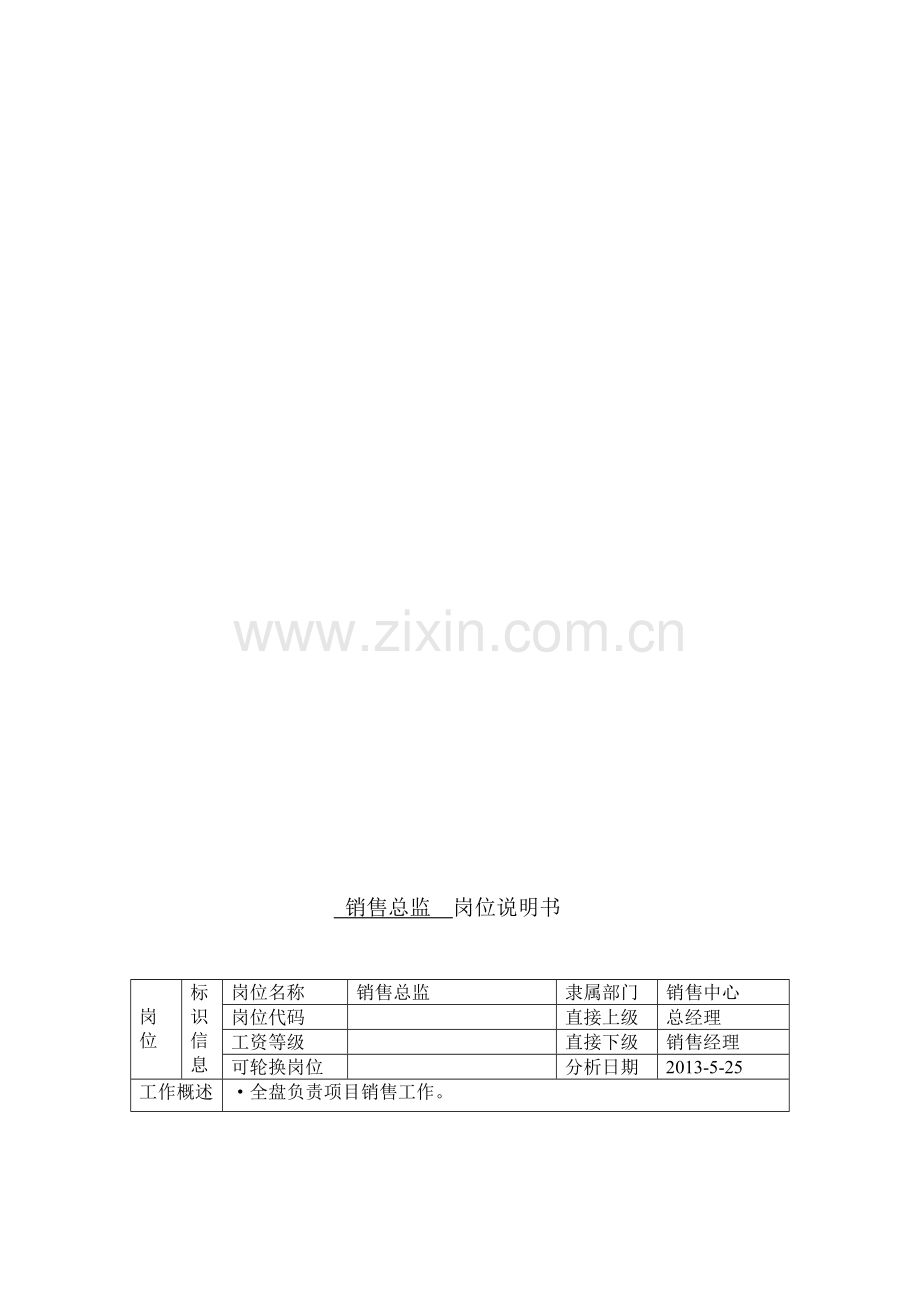 地产销售总监岗位职责.doc_第2页