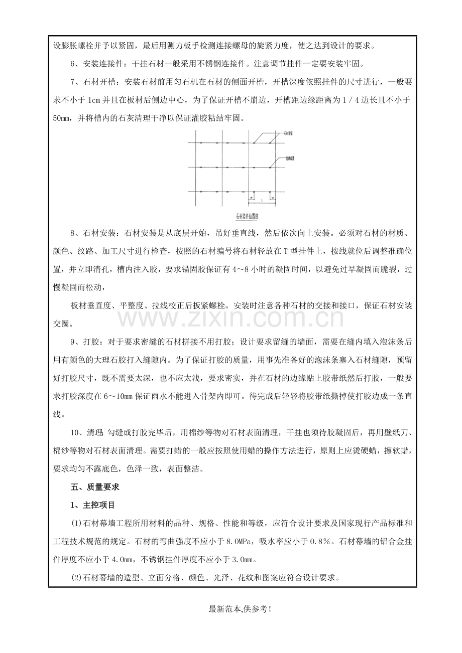 外墙干挂石技术交底.doc_第2页