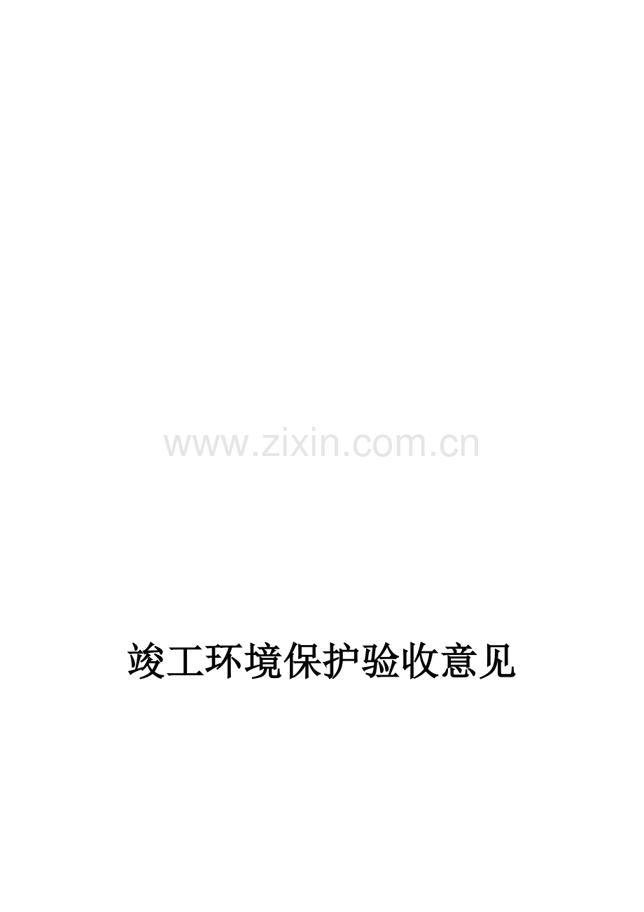竣工环境保护验收意见.doc_第1页