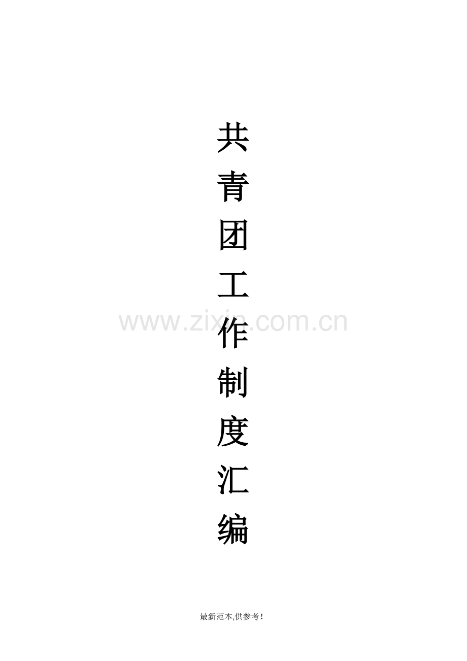 团委工作制度汇编.doc_第1页