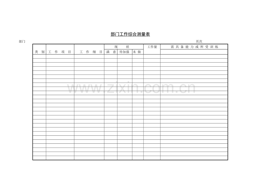 员工绩效考核管理表格.doc_第2页