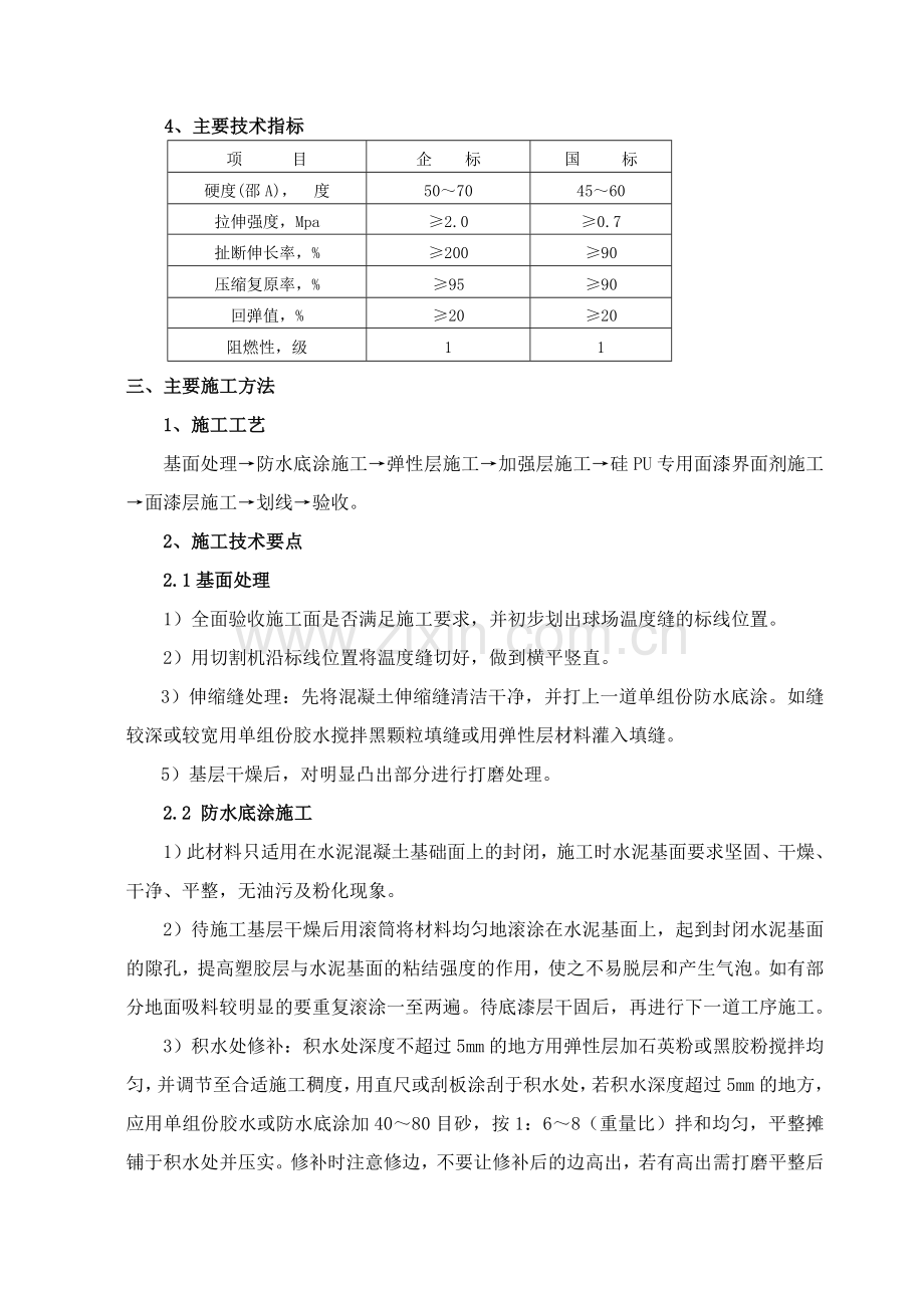 硅PU聚氨酯球场施工方案.doc_第2页