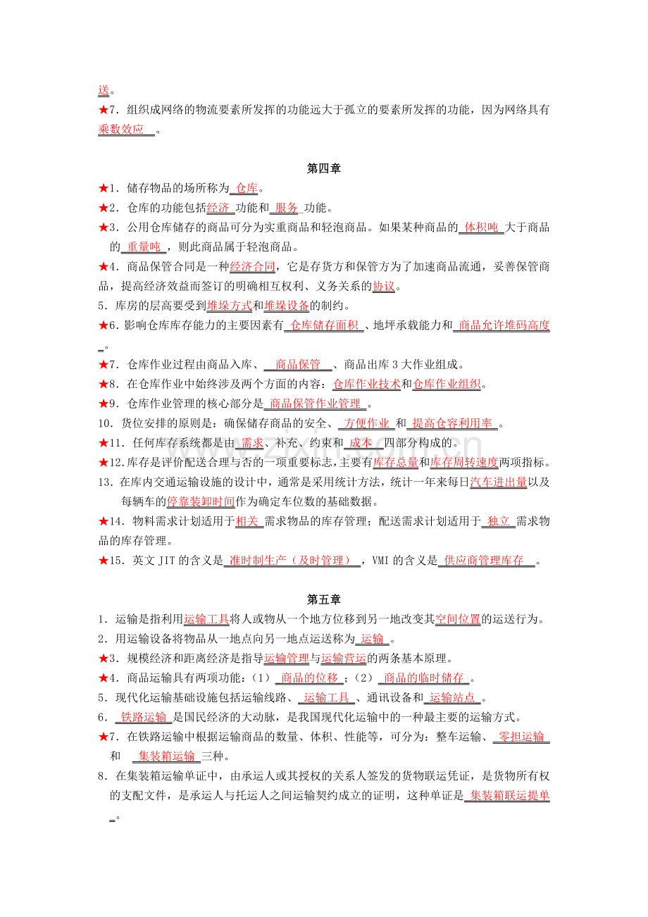 电子商务与现代物流填空题汇总20131001.doc_第2页