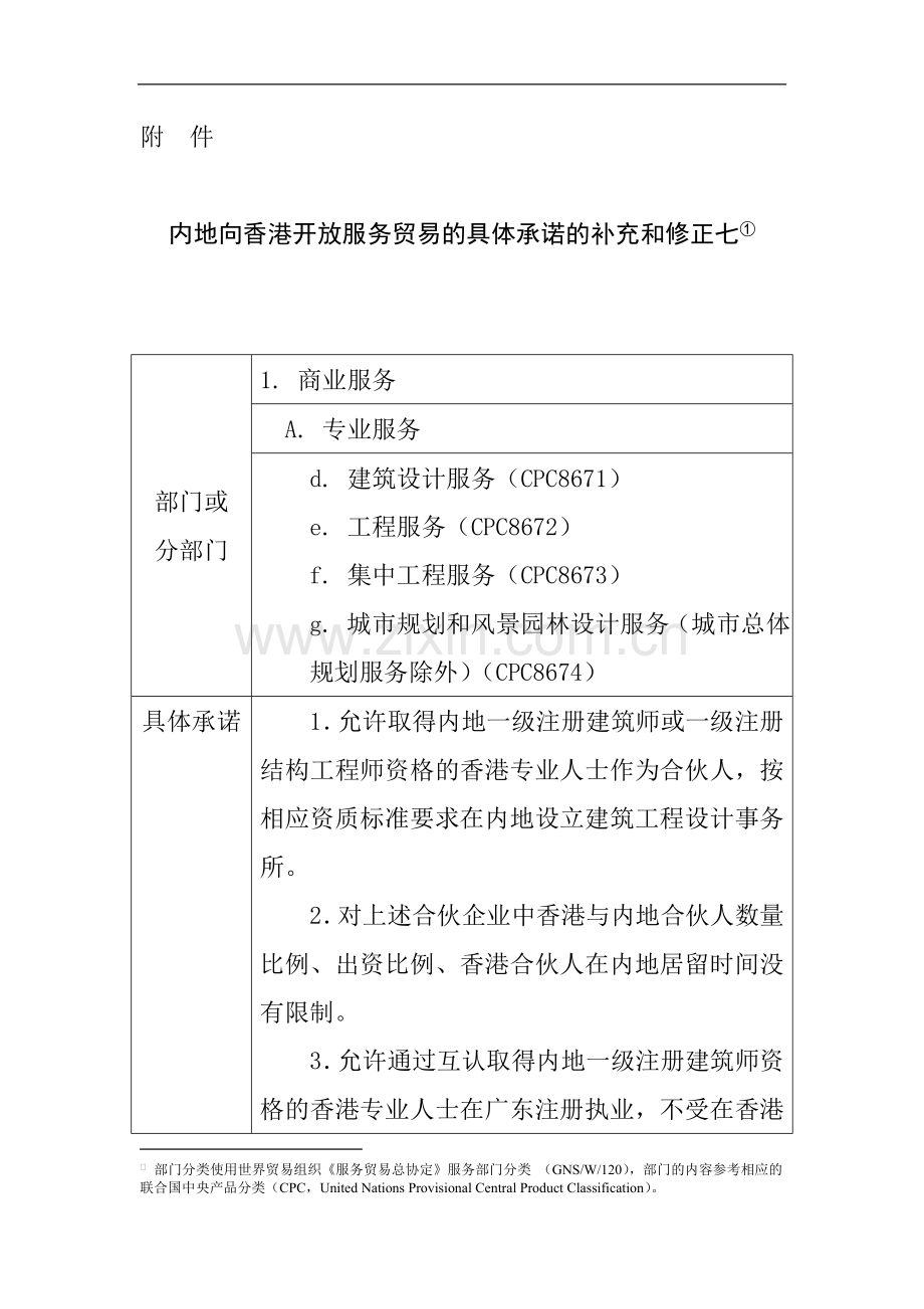 CEPA(香港)补充协议附件7.doc_第1页