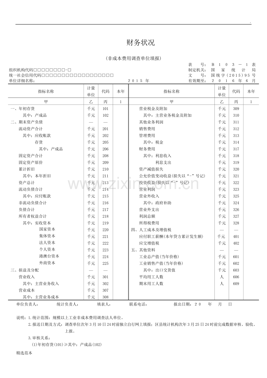 B103-1表财务状况.doc_第1页
