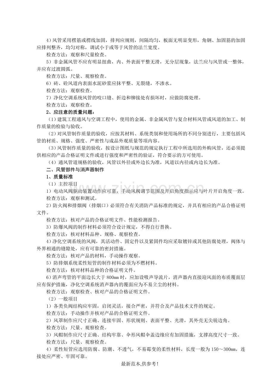 通风与空调分部工程施工阶段监理实施细则.doc_第2页