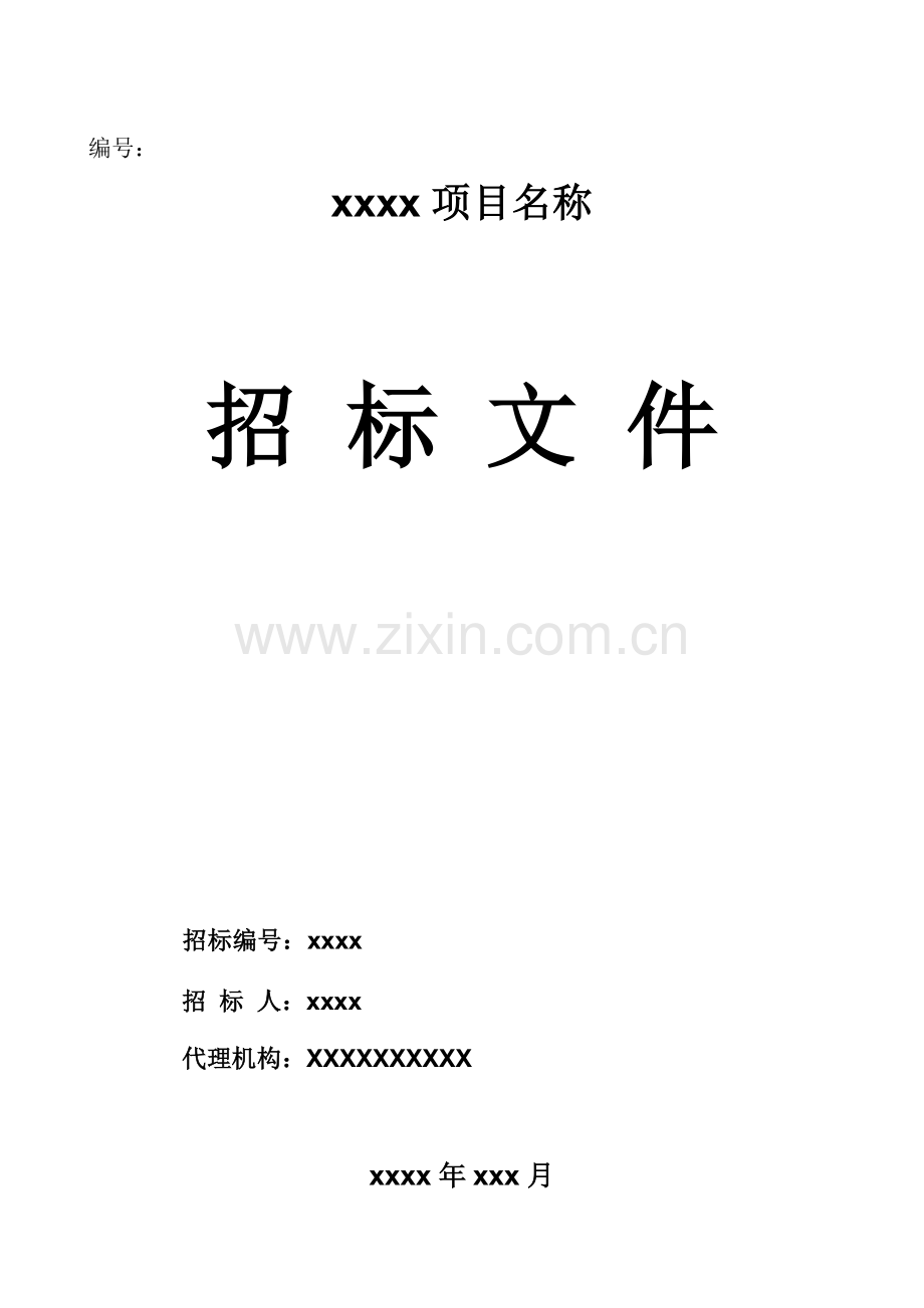 服务项目招标文件.doc_第1页