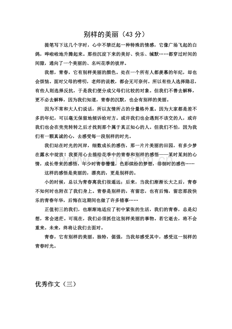 别样的美丽!优秀作文-8篇.doc_第2页