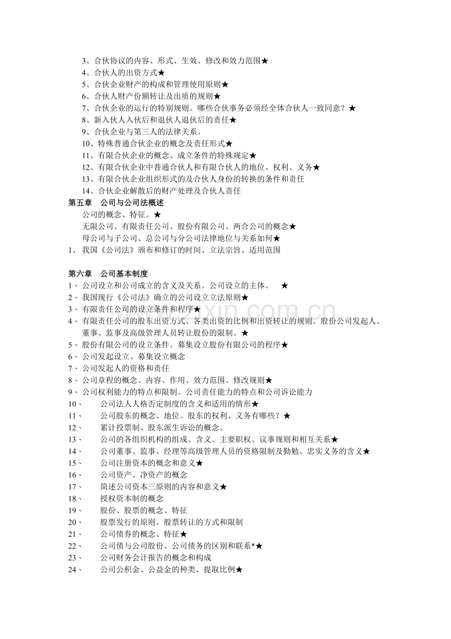 公司企业法复习提纲.doc_第2页