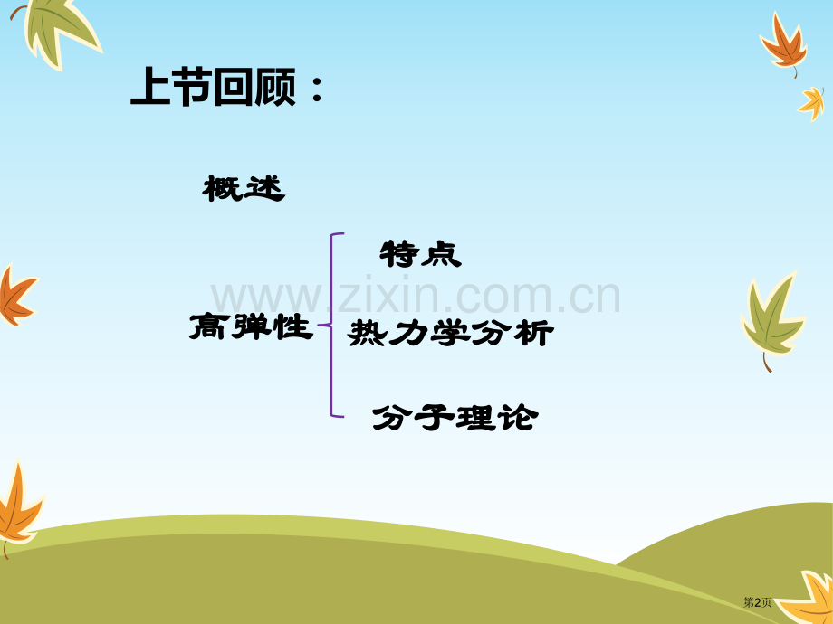 高分子物理第二课省公共课一等奖全国赛课获奖课件.pptx_第2页