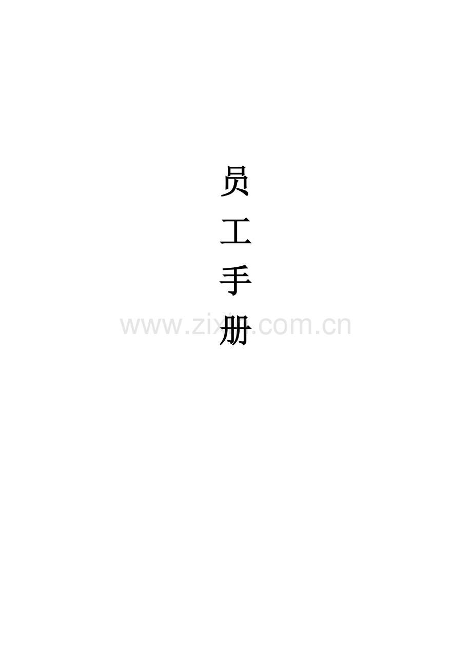 驾驶员考试服务公司员工手册模板.doc_第1页