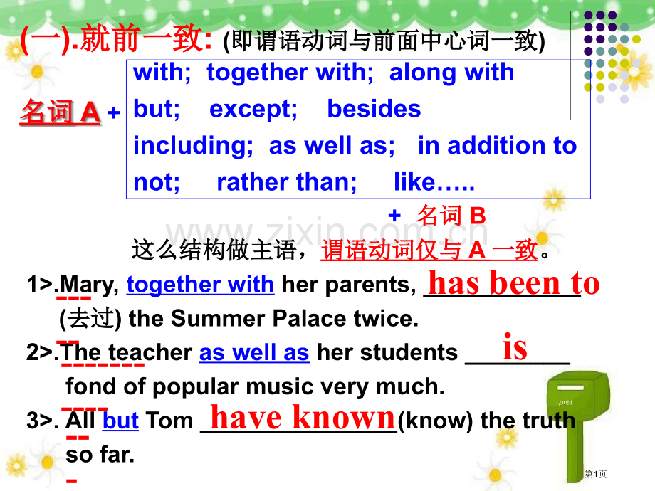 高中英语主谓一致省公共课一等奖全国赛课获奖课件.pptx_第1页