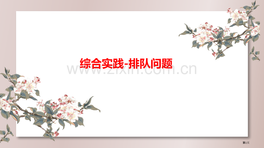 综合实践排队问题省公共课一等奖全国赛课获奖课件.pptx_第1页