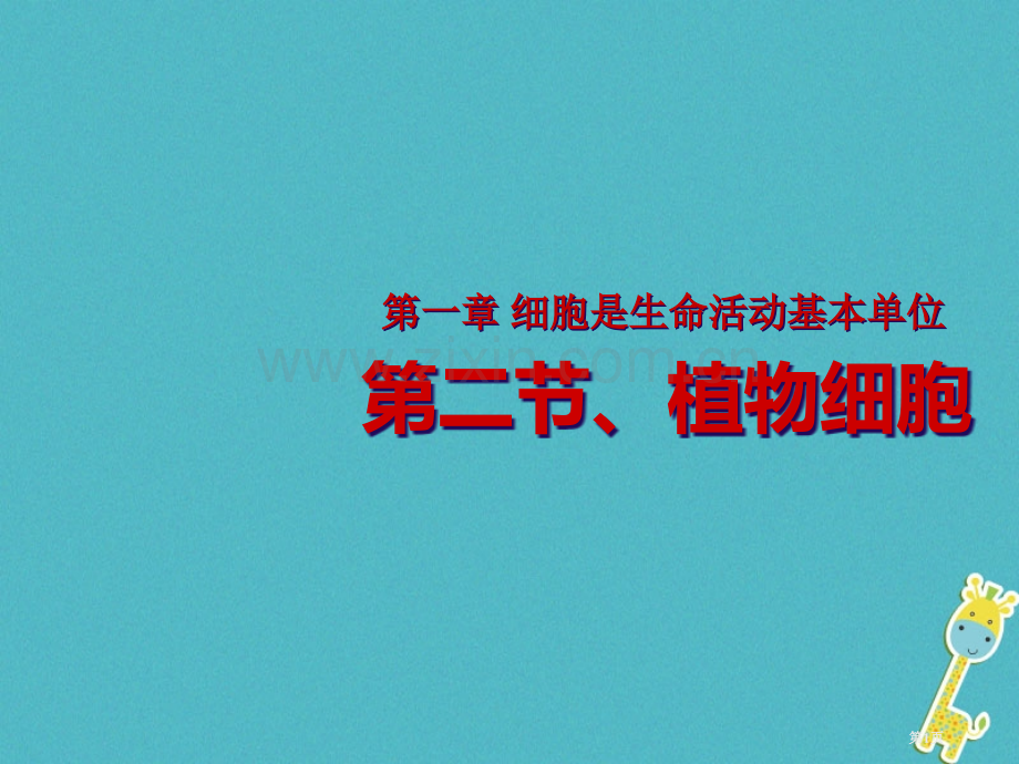 七年级生物上册2.1.2植物细胞人教版市公开课一等奖百校联赛特等奖大赛微课金奖PPT课件.pptx_第1页