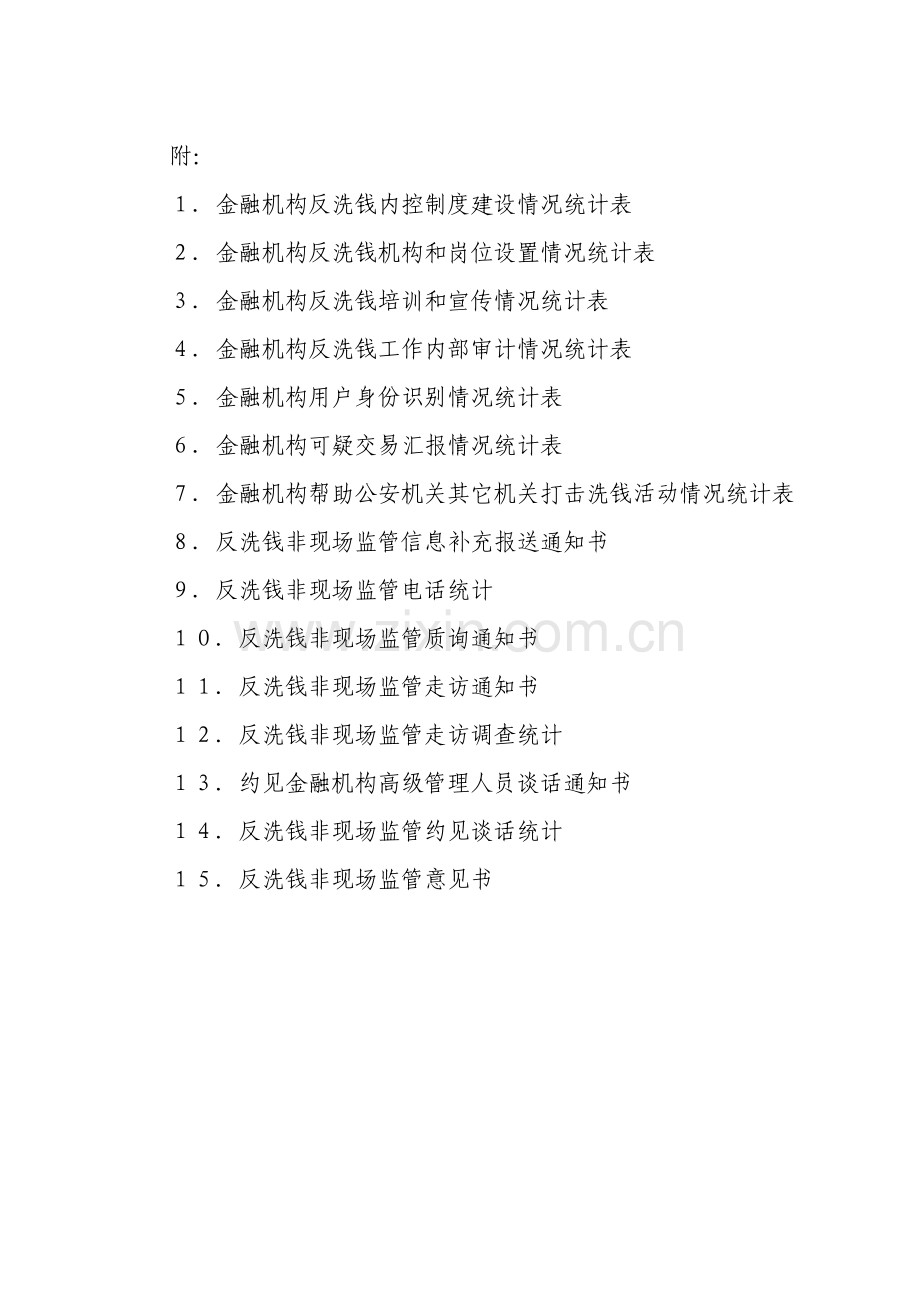 金融机构反洗钱内控制度建设情况统计表样本.doc_第1页