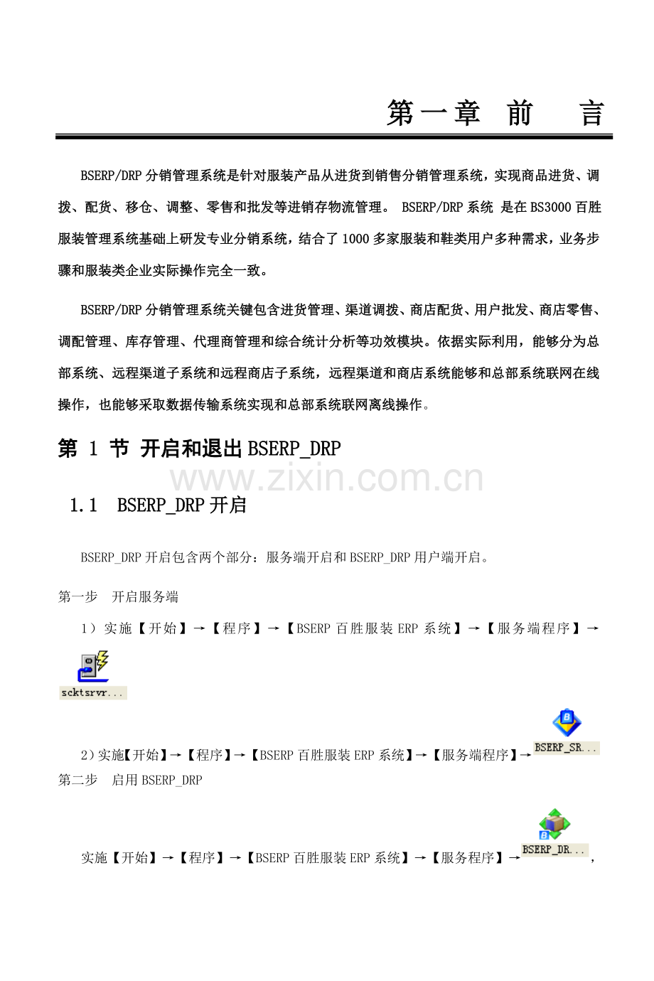 BSERP-DRP系统用户手册模板.doc_第1页