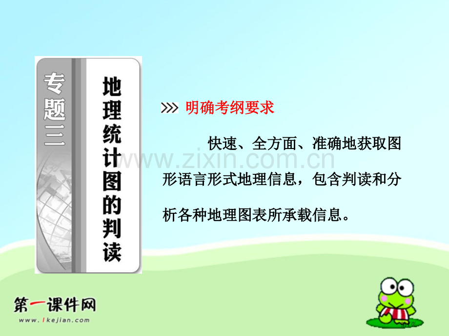 人教版届高考地理强化复习专题三地理统计图的判读市公开课一等奖百校联赛特等奖课件.pptx_第1页