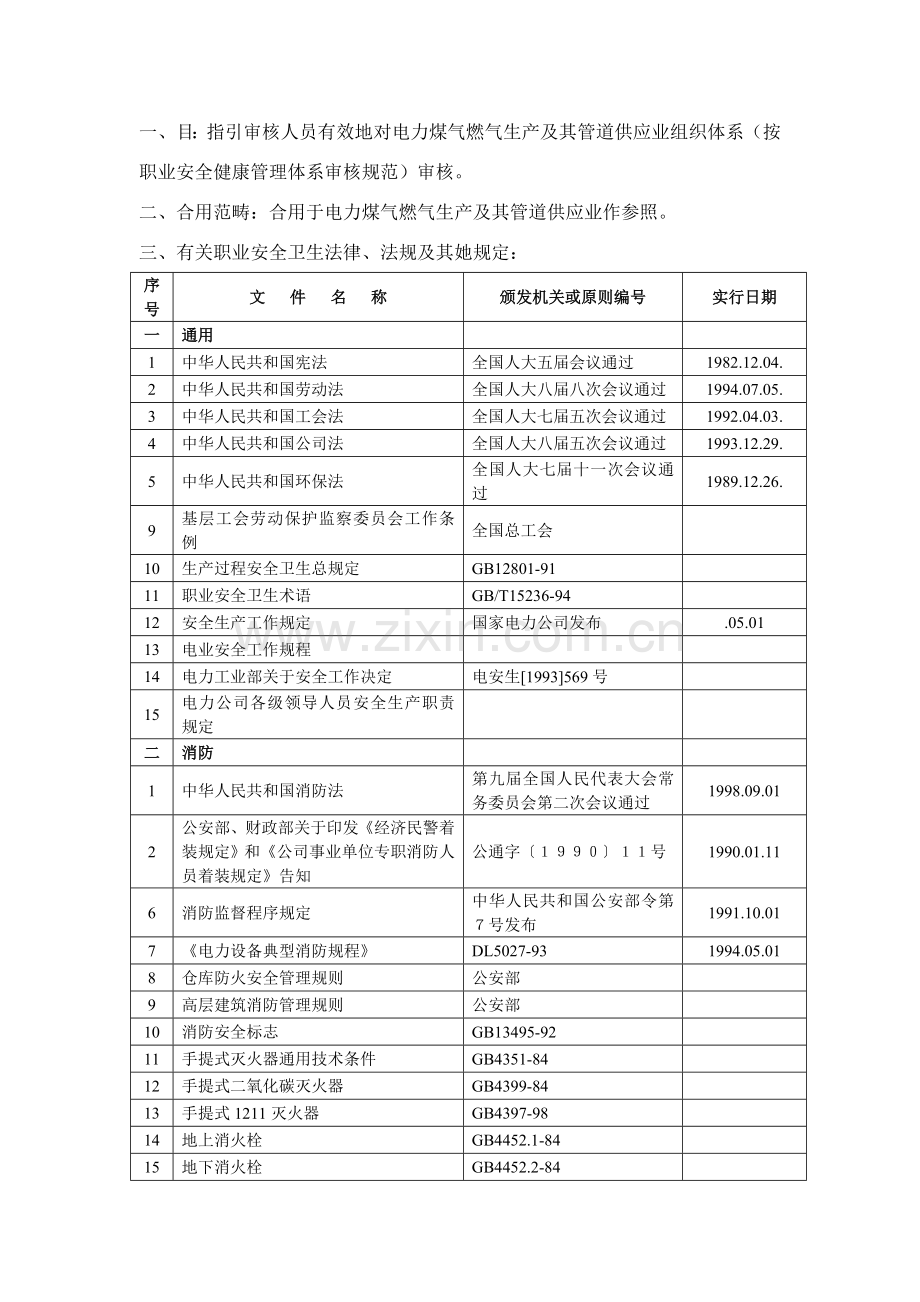 电力蒸汽热水生产及供应业作业指导说明书.doc_第2页