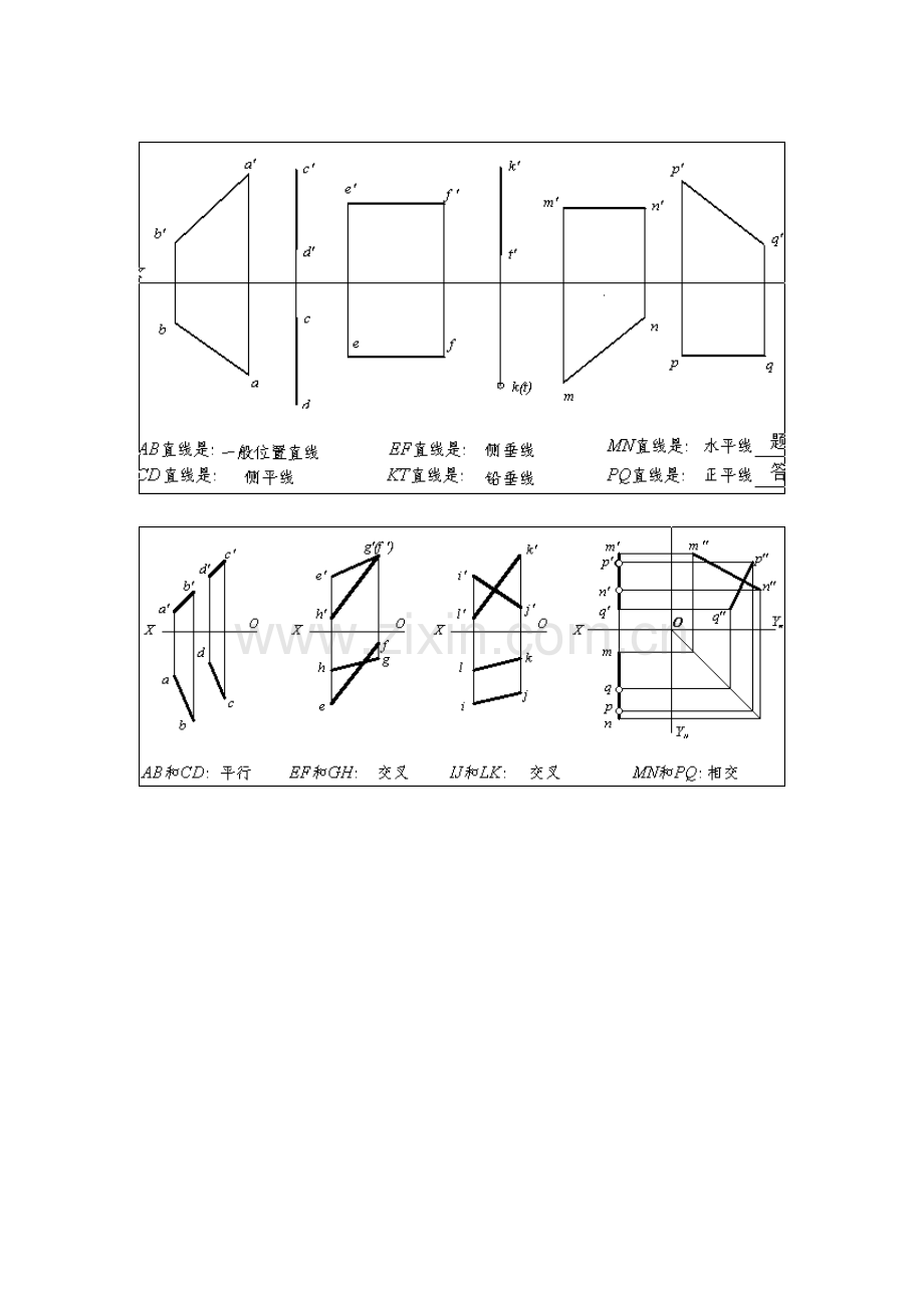 综合项目工程制图练习册答案.doc_第1页