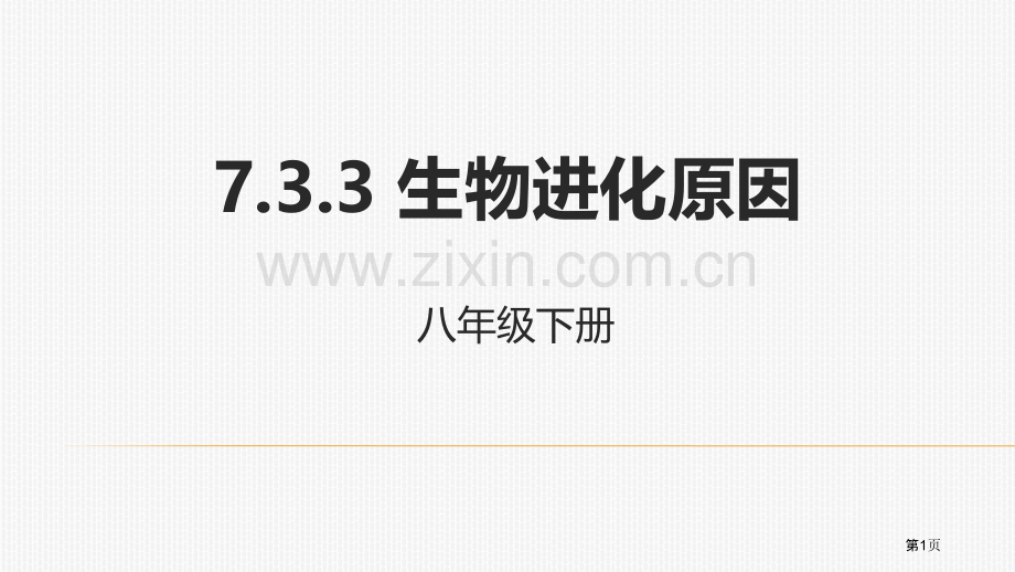 生物进化的原因教学课件省公开课一等奖新名师优质课比赛一等奖课件.pptx_第1页