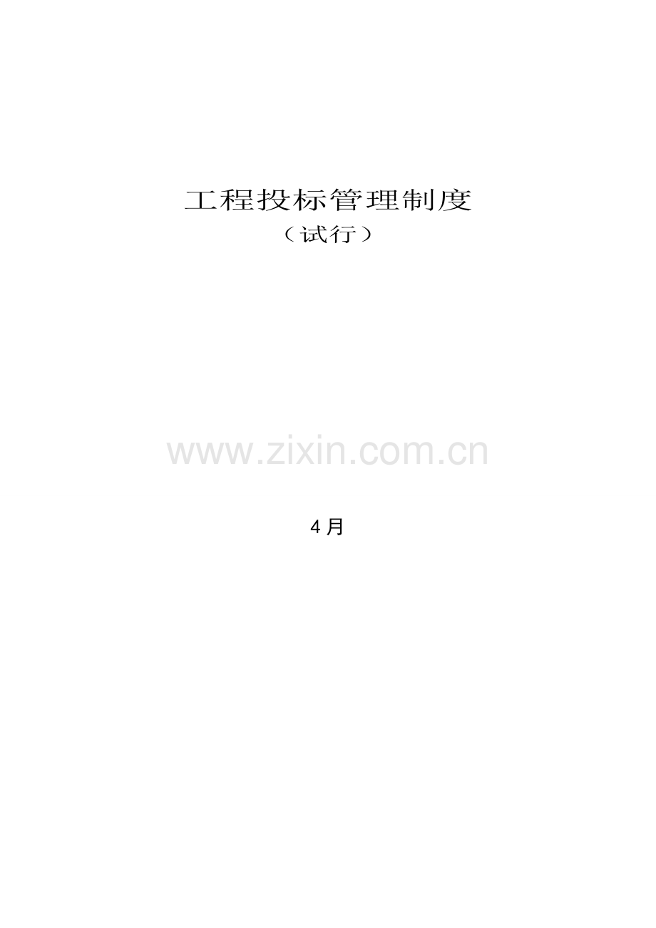 综合重点工程综合投标管理核心制度.doc_第1页