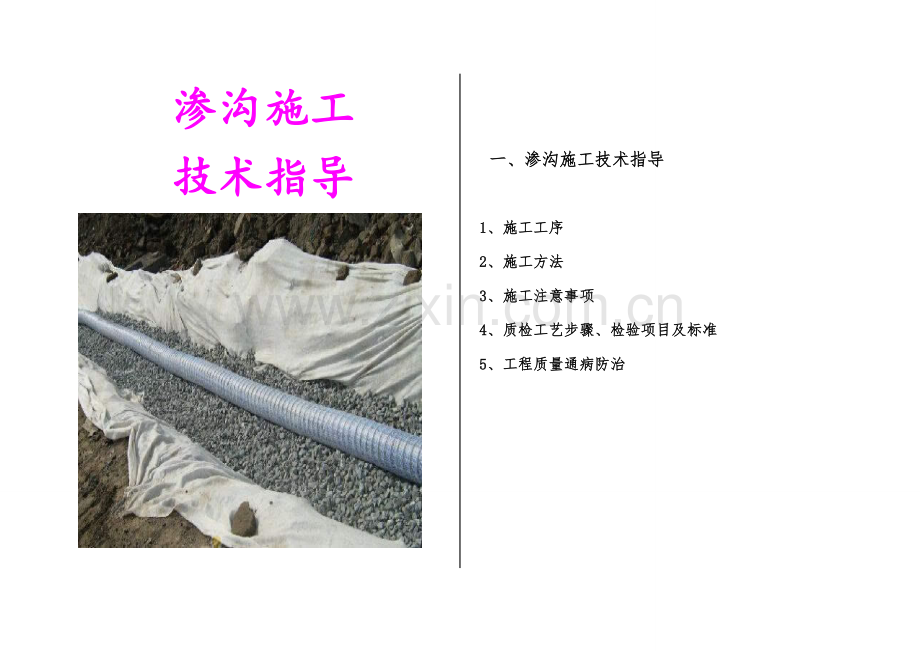 渗沟综合项目施工关键技术.doc_第1页