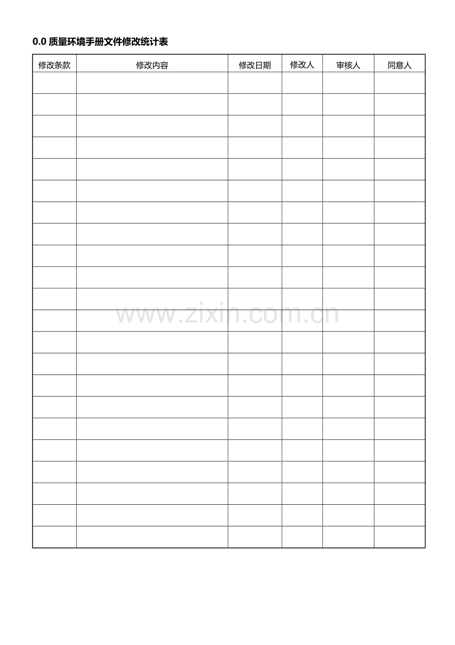 环保公司质量环境手册模板.doc_第2页