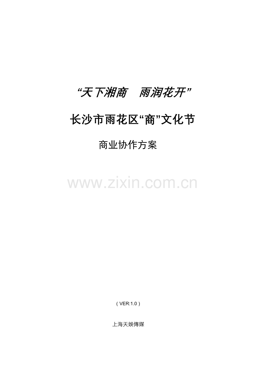 文化节商业协作方案样本.doc_第1页