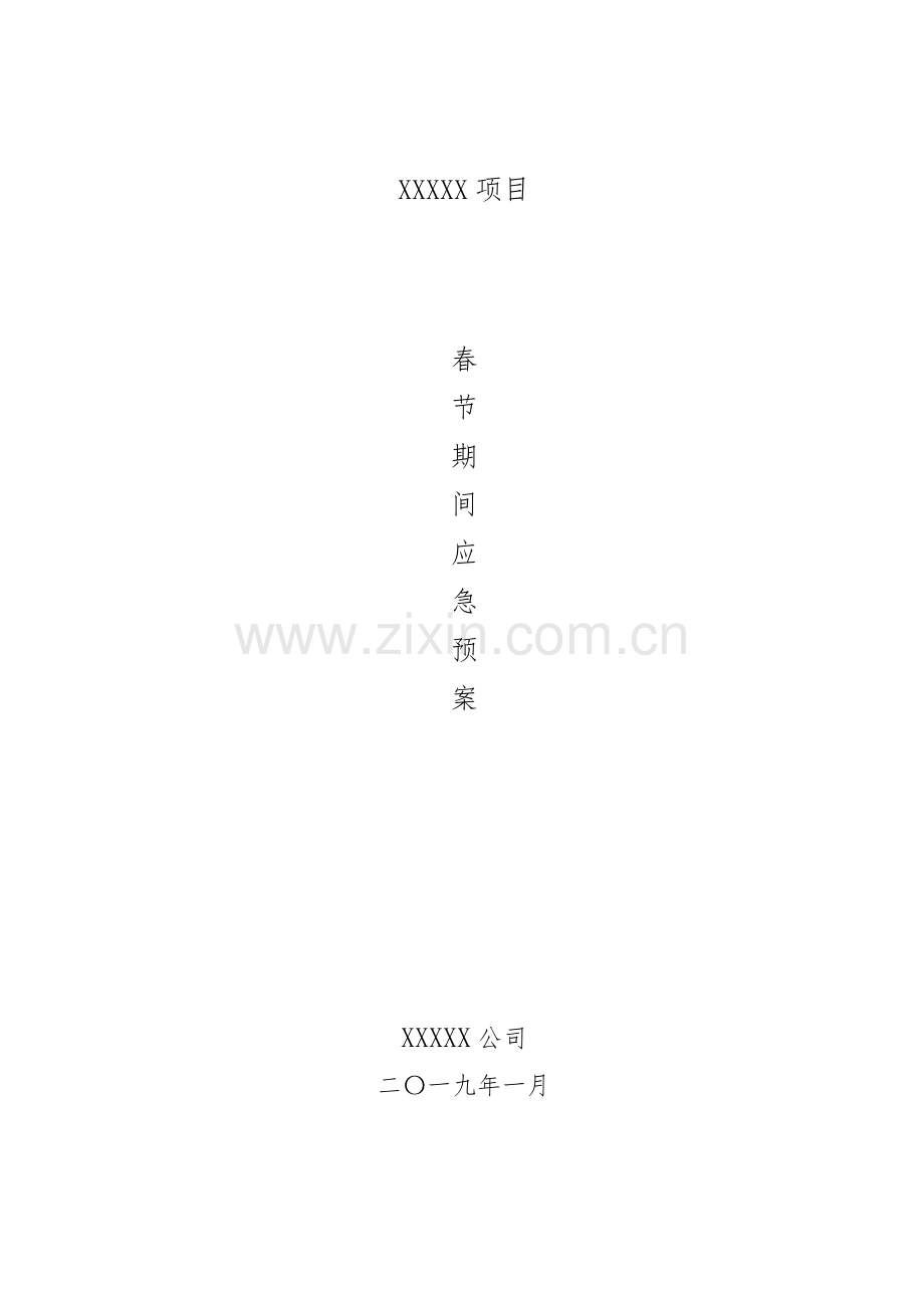 春节应急专项预案.doc_第1页