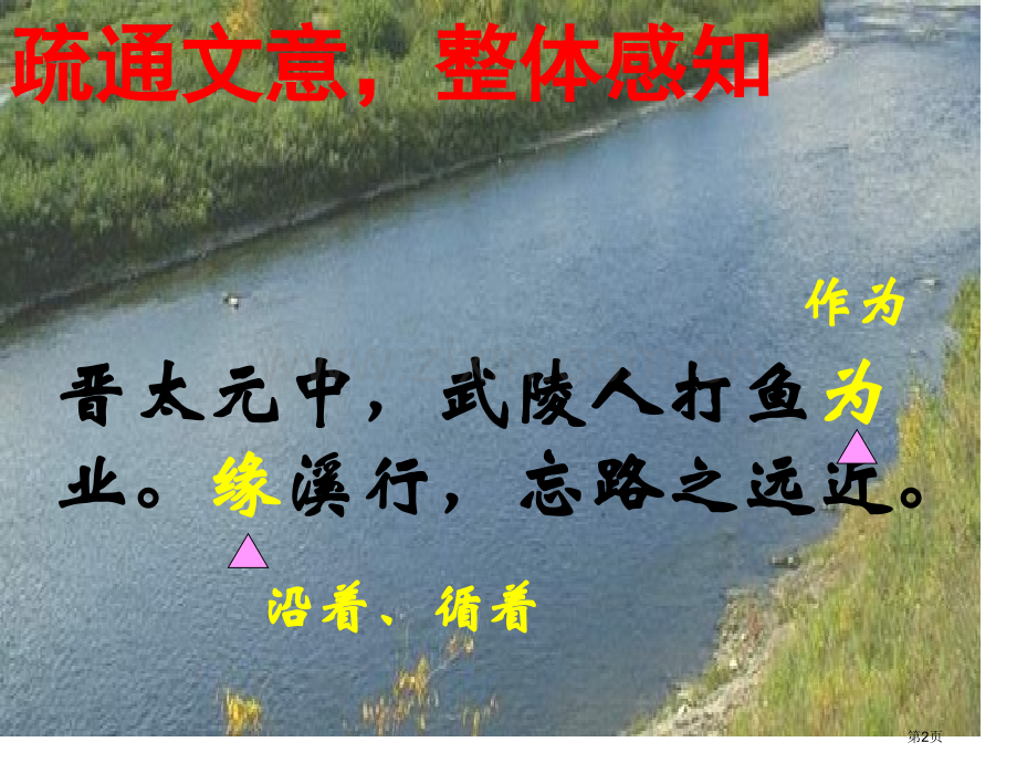 桃花源记复习要点市公开课一等奖百校联赛获奖课件.pptx_第2页