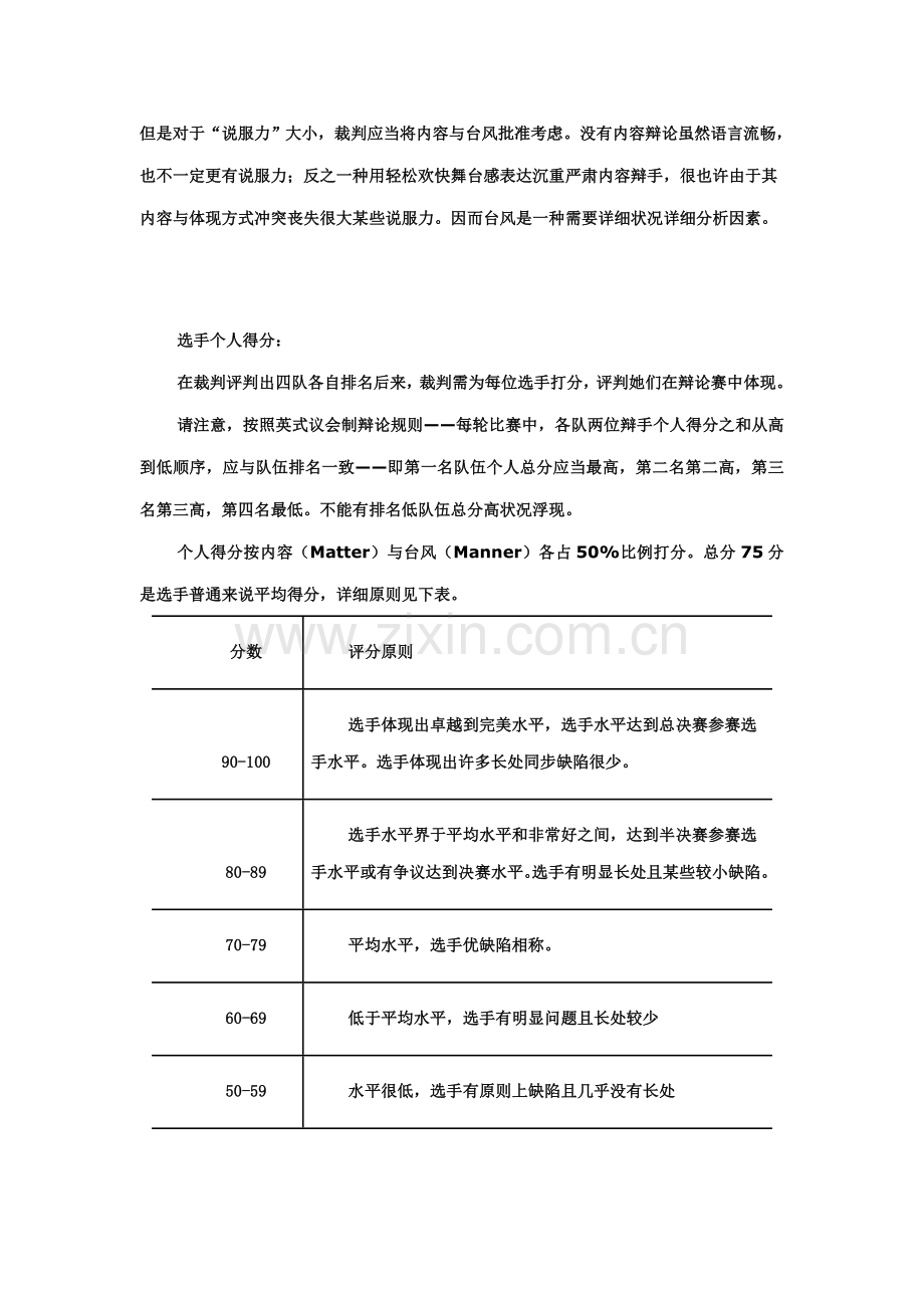 BP赛制辩论赛的评判统一标准.doc_第2页