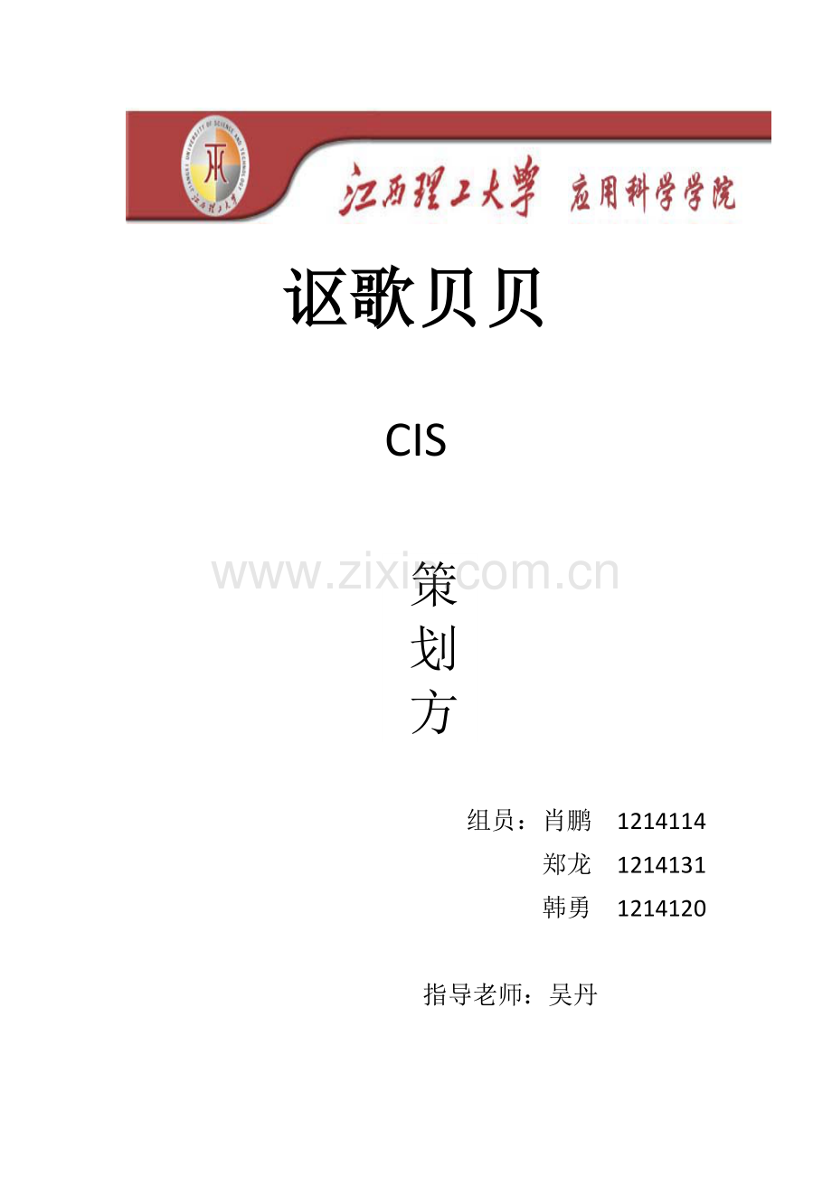 CIS专业策划案.doc_第1页