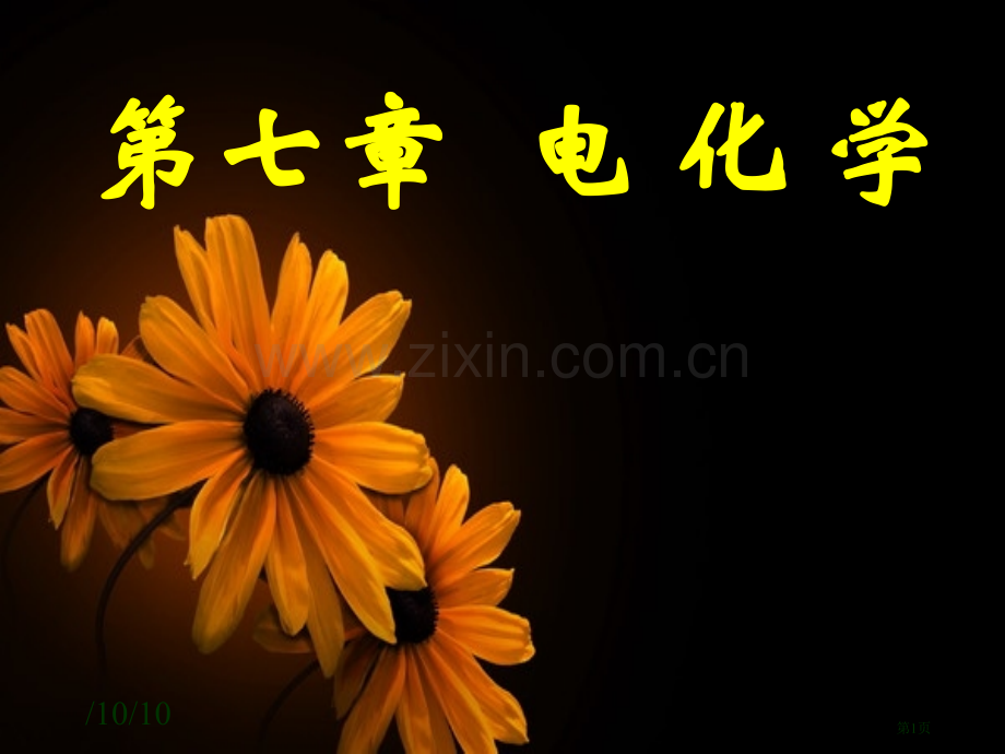 电化学习题专业知识讲座省公共课一等奖全国赛课获奖课件.pptx_第1页