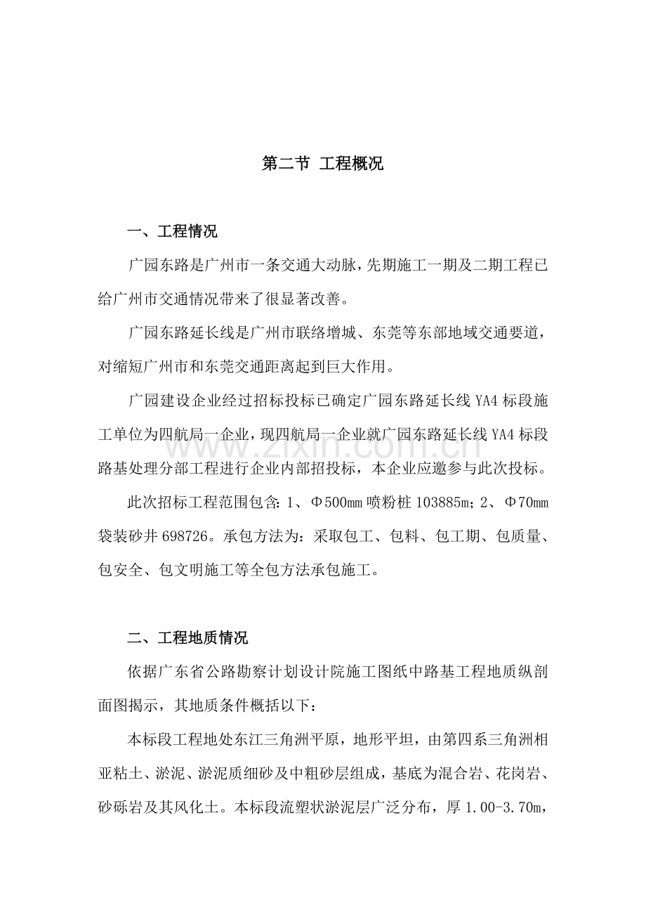 软基处理工程项目投标文件模板.doc_第2页