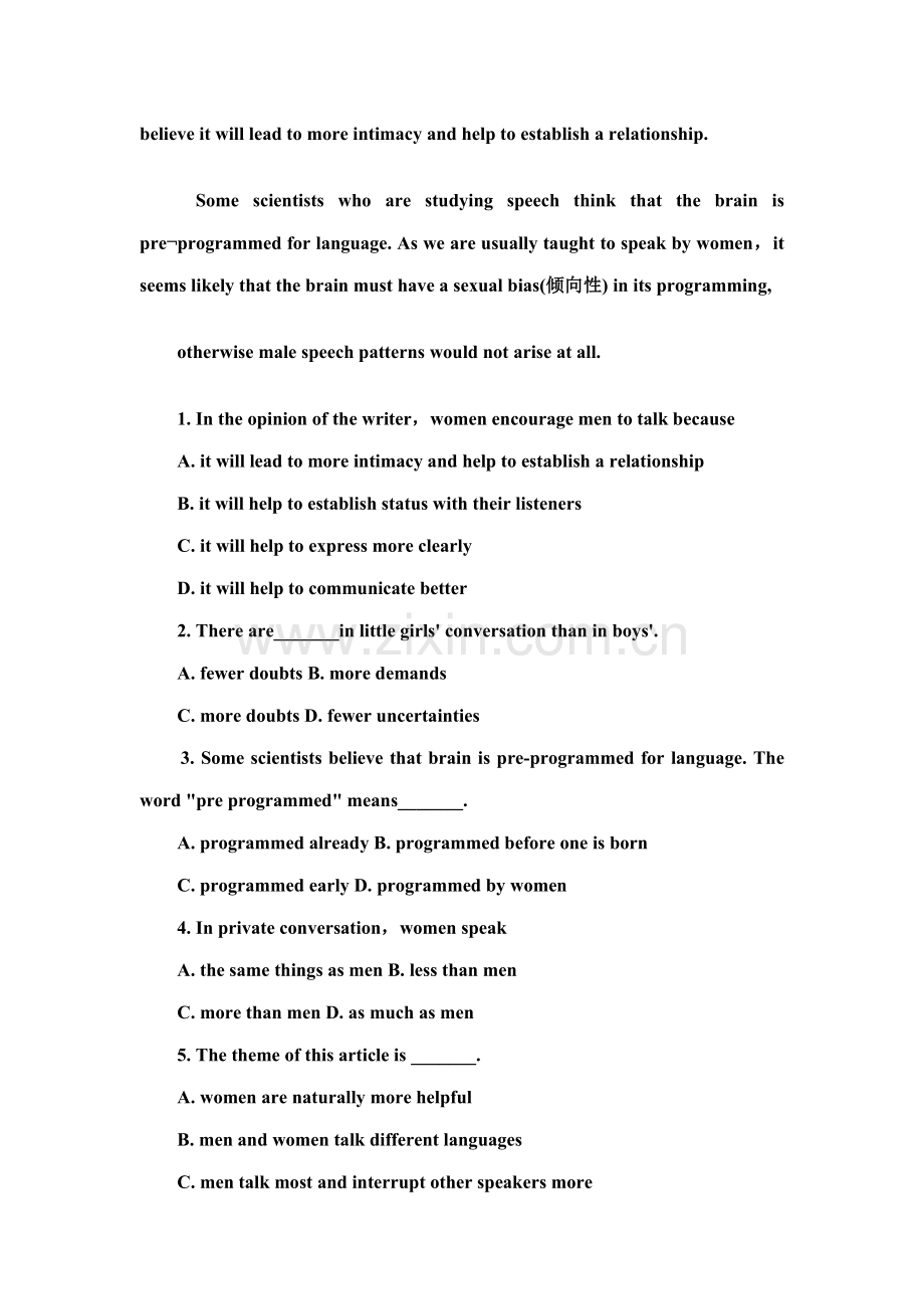 12月英语六级阅读专项训练.doc_第2页