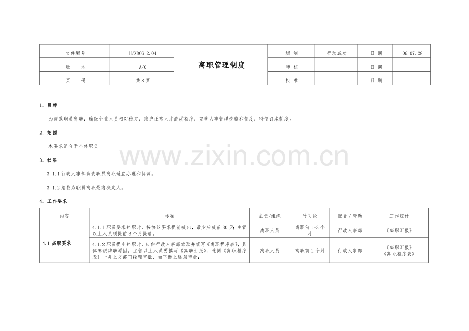 离职管理新规制度.doc_第1页