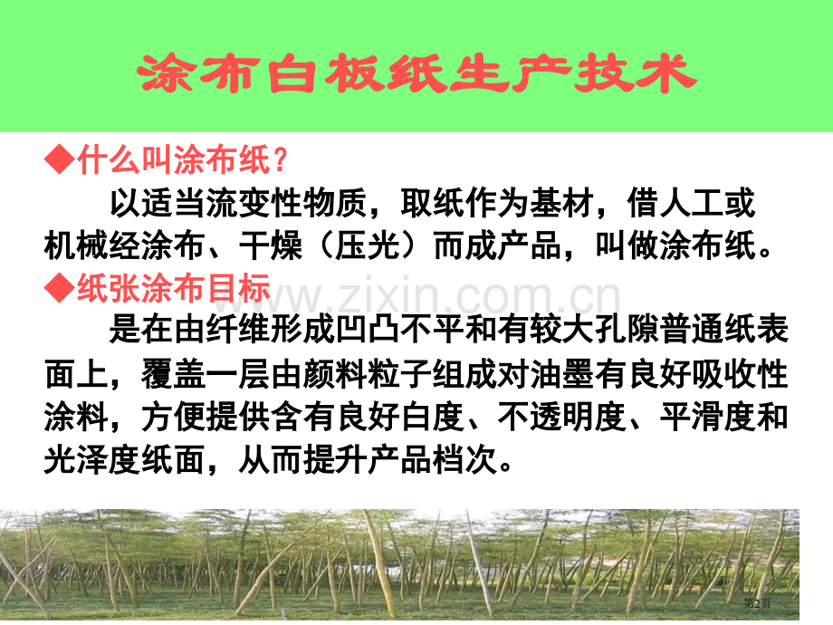 涂布白板纸生产和技术涂布复习市公开课一等奖百校联赛获奖课件.pptx_第2页