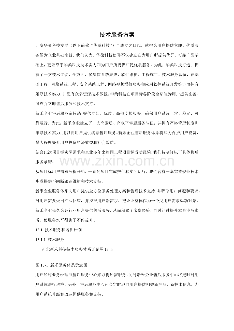 关键技术服务专项方案.doc_第1页