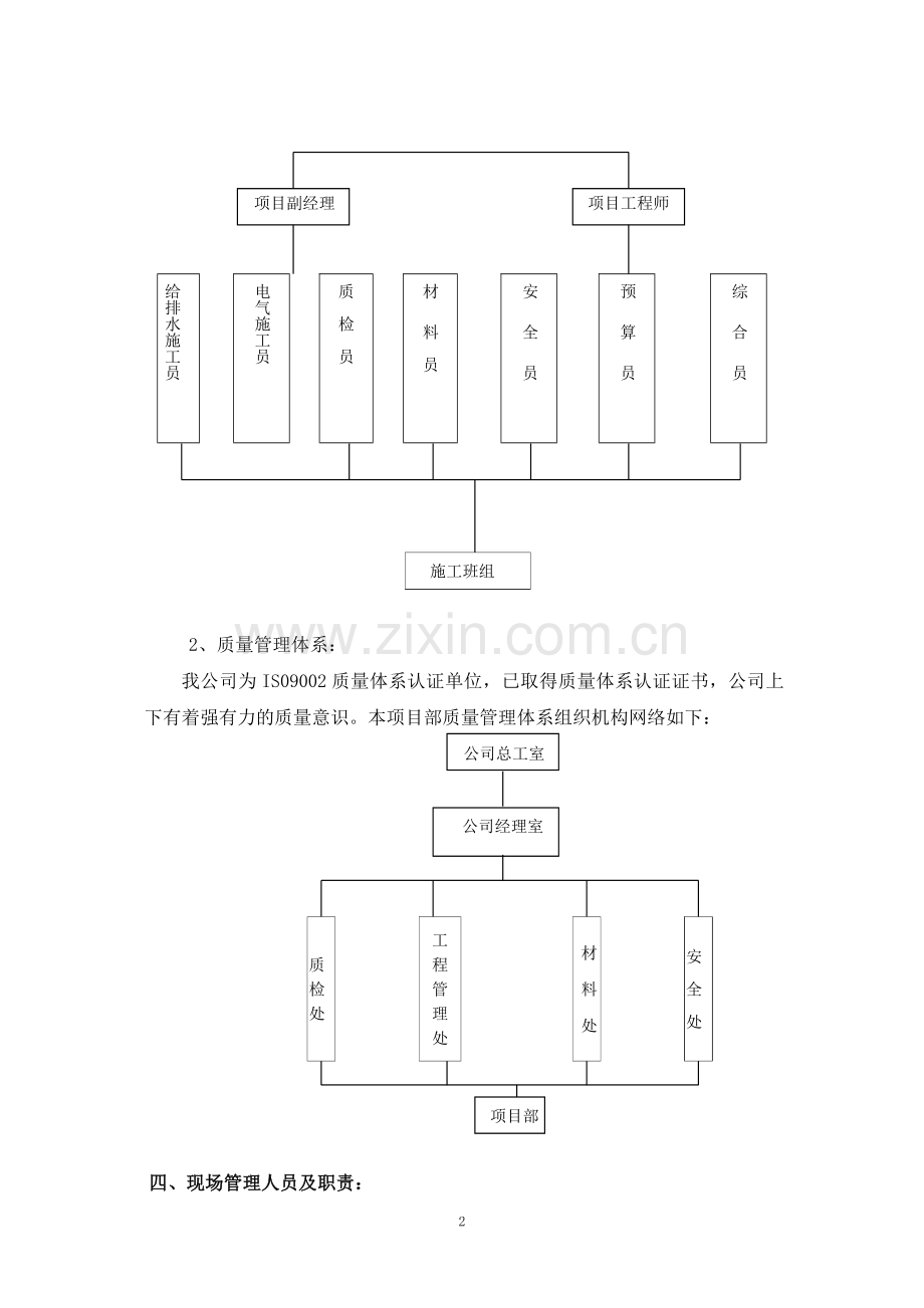 常州某住宅楼安装工程施工组织设计.doc_第2页