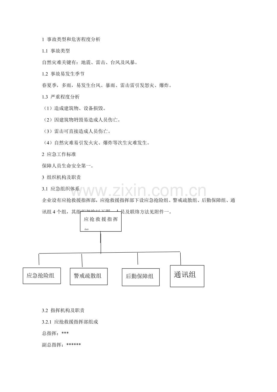 台风暴雨自然灾害专项应急专题预案.doc_第1页