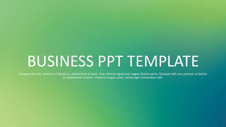 简约绿色IOS风PowerPoint模板.pptx_第1页