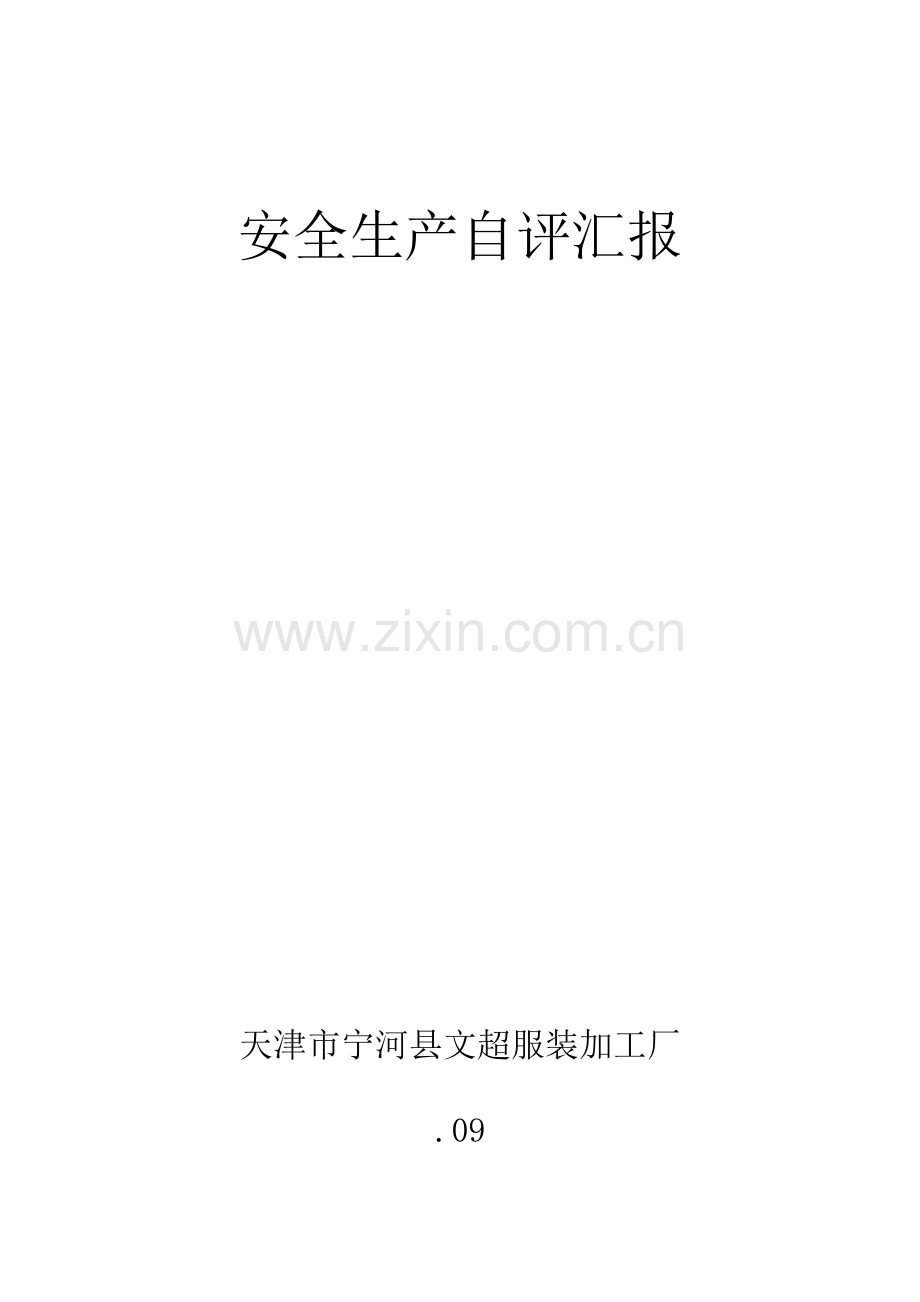安全生产自评分析报告.docx_第1页