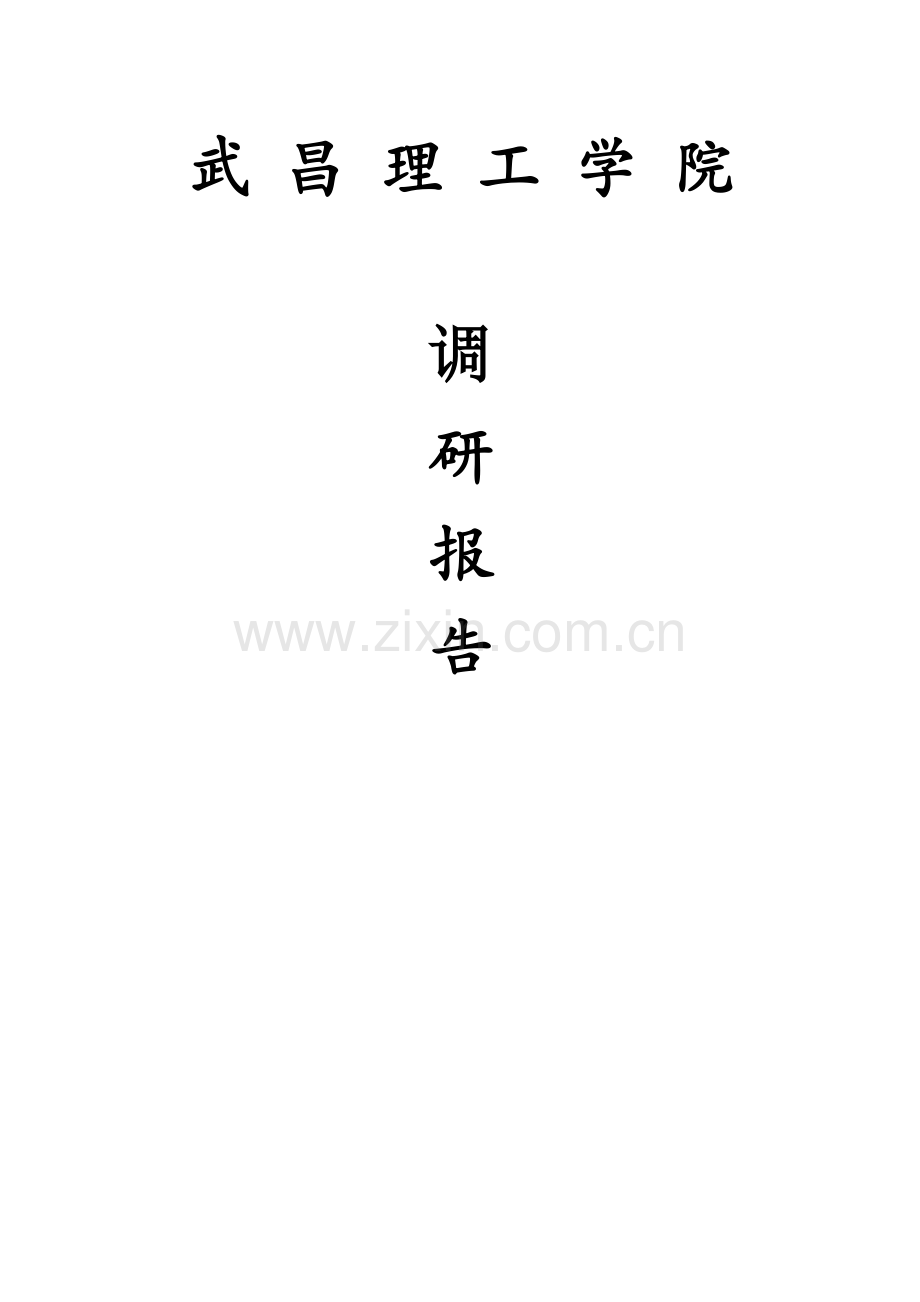 医院调研研究报告整理版.docx_第1页