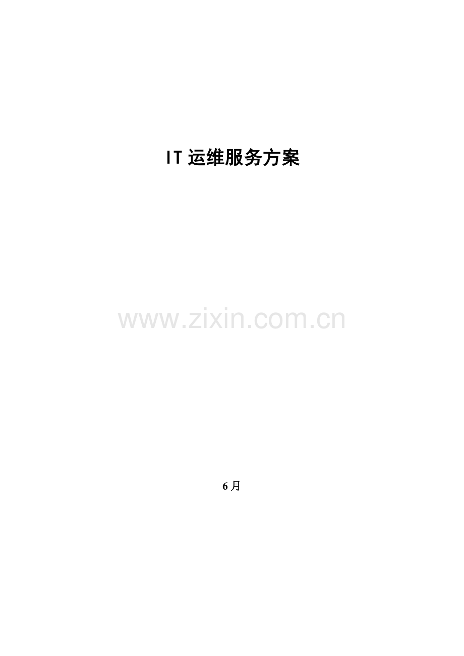 it运维综合项目专项方案.doc_第1页