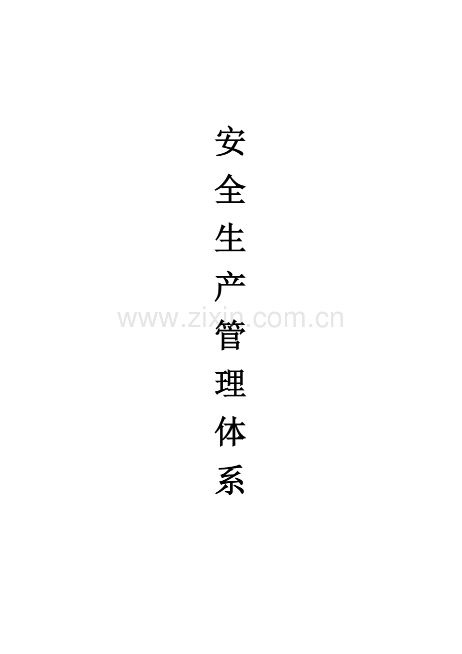 安全生产管理综合体系.doc_第1页