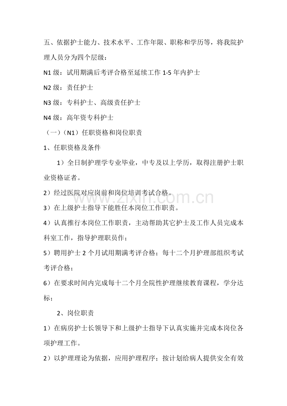 护理人员层级管理综合规范.doc_第2页