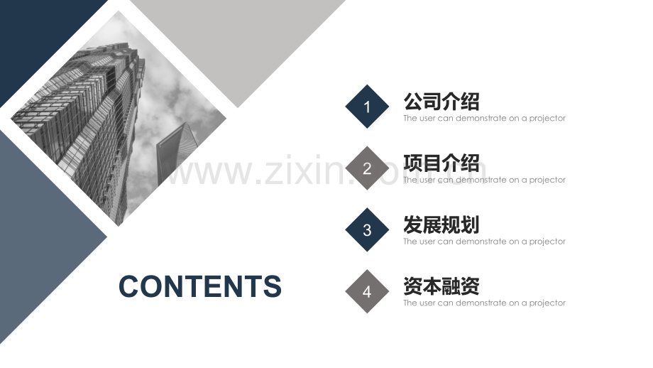 大气商务融资计划书PPT模板.pptx_第2页