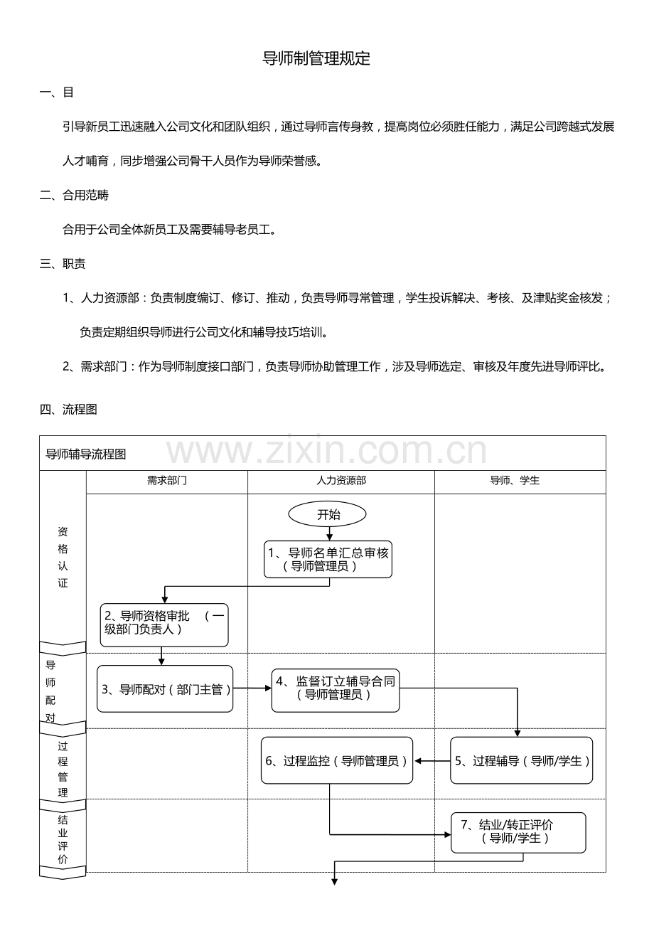 导师制管理详细规定.doc_第1页