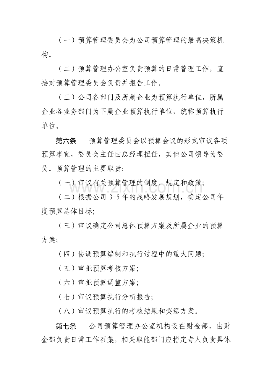 国有企业资产经营管理有限公司预算管理暂行办法模版.docx_第2页