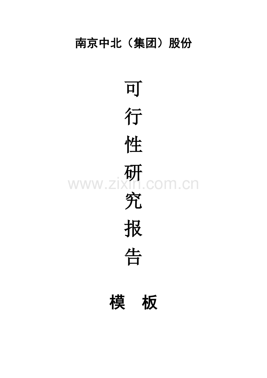 可行性专项研究报告模板投发部.docx_第1页